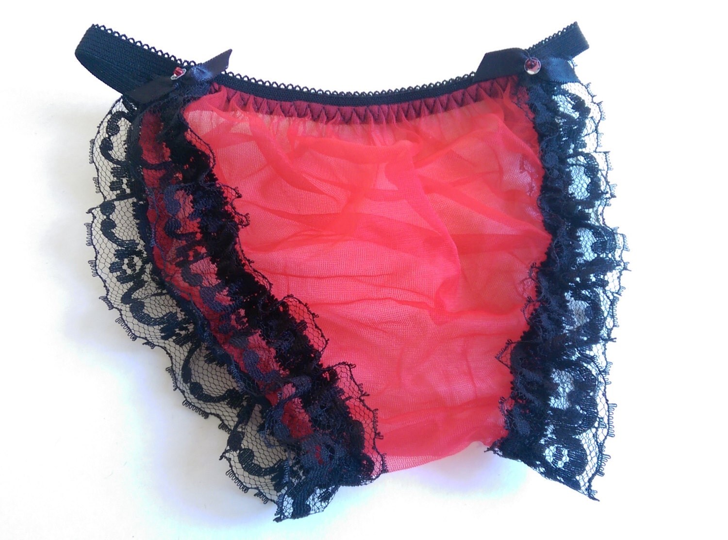 See thru Sexy Erotic Sheer String Bikini Panties by cupidscloset