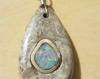 Australian Opal Pendant.