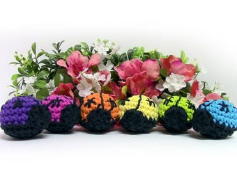Ladybug Cat Toys - Rainbow Set of 6