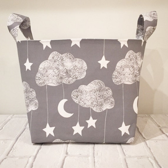 Lullaby Fabric Basket Nappy Basket Diaper Caddy Nursery