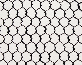 Black chicken wire | Etsy