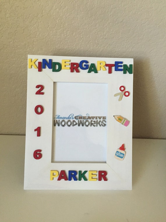 5x7 personalized kindergarten graduation picture frame