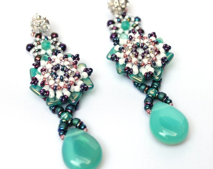 2-tlg. "Ayaka" jewellery set necklace & earrings
