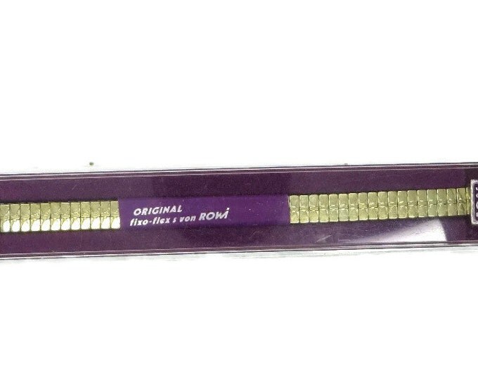 ON SALE! ROWI Fixo-Flex 8mm Gold Tone Watch Band