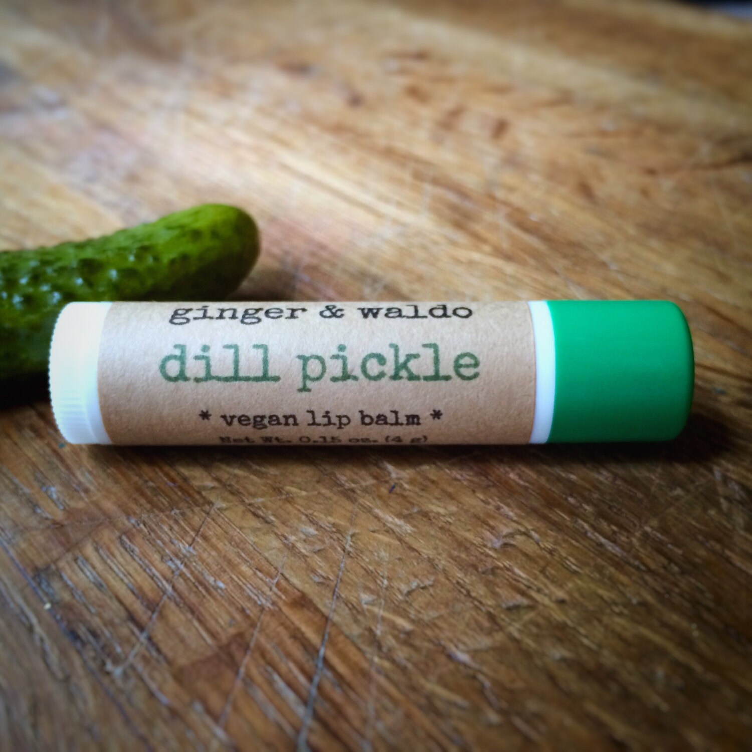 Dill Pickle Lip Balm Pickle Vegan Lip Balm Vegan