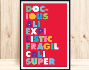 Supercalifragilisticexpialidocious Etsy