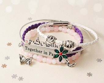 Together in Paris Bracelet, Once Upon a December, Snowflake Necklace, Tiara Bracelet, Geekery, Princess Bracelet, Cosplay