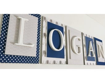 Boys Elephant Nursery Decor, Elephant Nursery, Boys Nursery Letters, Wooden Letters for Boys Nursery, Elephant Wall Letters, Nursery Letters