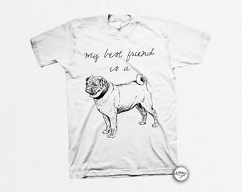 Pug Shirt Pug T Shirt Pug Gift - Customize me!