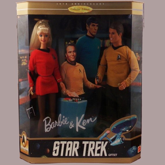 star trek barbie & ken