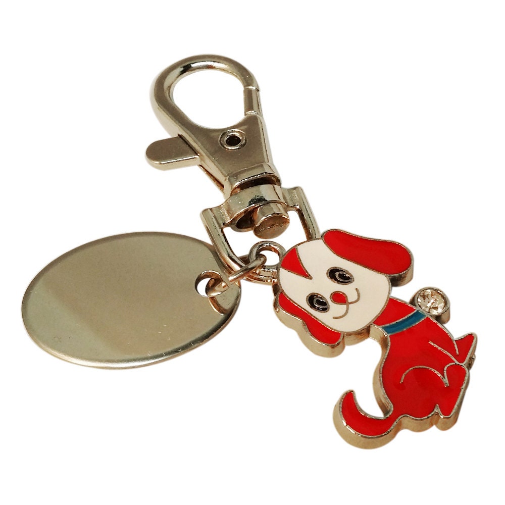 steiff dog keyring