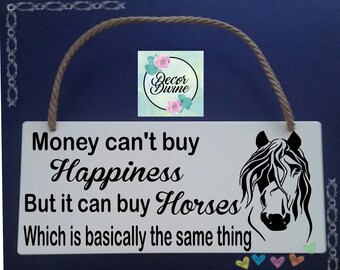 Horse Plaque/Horse Lover Plaque/Horse Gift/Gift for horse lover/Horse Riding/Horse Sign/Horse bedroom plaque/Horse Bedroom sign/Tack Room