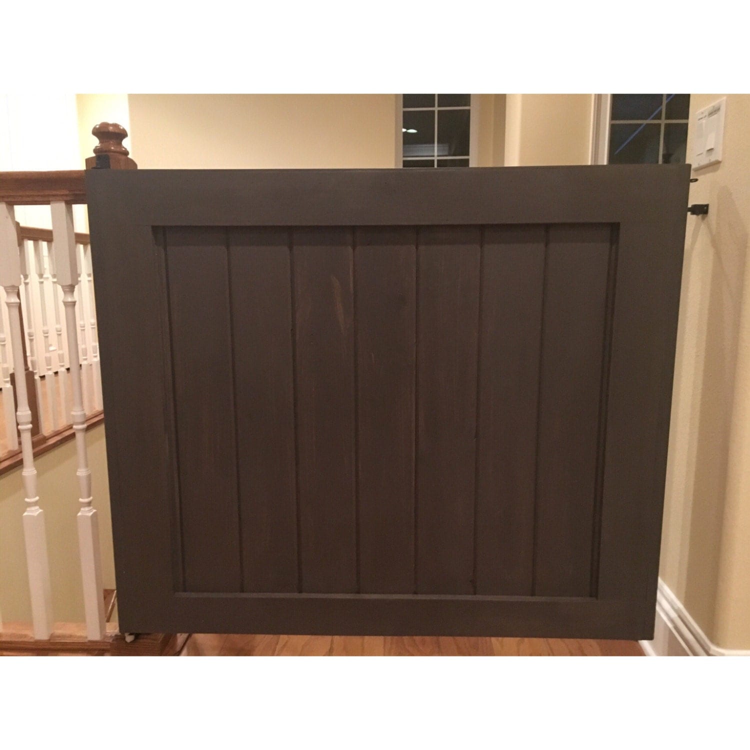 Custom Made Rustic Baby Gate Rustic Gray