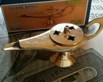 3 Dollar S/H! Wish Granting Magic Genie Lamp ...and Incense Burner New