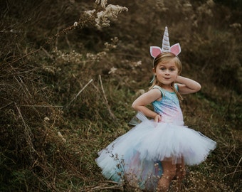 Unicorn Tutu, High Low Tutu, White High Low Tutu, Custom High Low Tutu, You Choose High Low Tutu, Birthday Tutu, Dress Up Tutu, Pastel Tutu