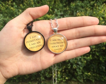 Hamilton Quote Necklace