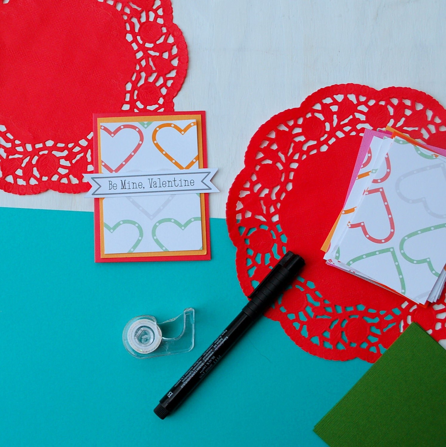 DIY Valentines Kit Valentines Cards Class Valentines Craft