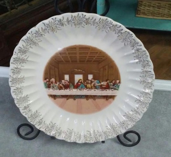 Vintage Last Supper Plate Sanders Lord's Supper