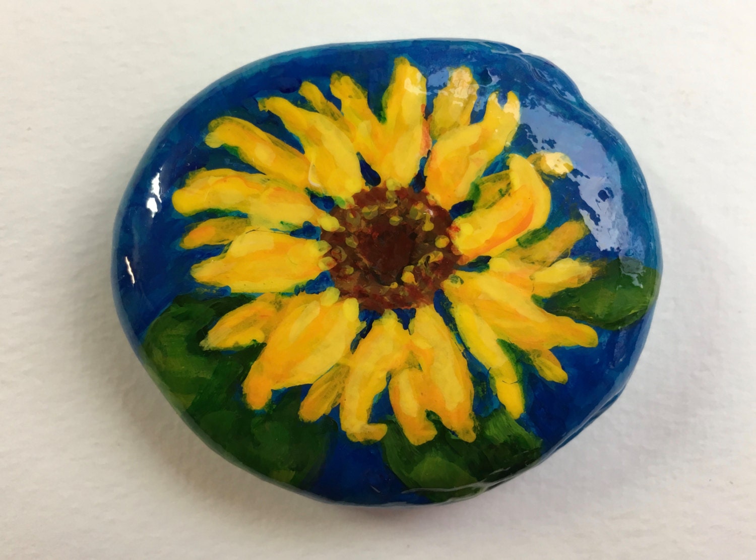 Hand Painted Sunflower Rock   Il Fullxfull.1148232885 Tury 