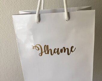 Personalised gift bag | Name gift bag | Bridal Shower Gift Bag | Unique Gift Bag | Baby Shower Gift Bag | Birthday Gift Bag