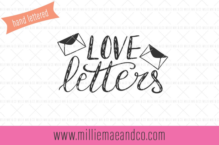 Download Love Letters Svg, Hand Lettered Svg, Wedding Svg, Cutting ...