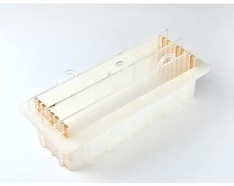 3D Swirl vertical loaf soap mold silicone with render board Ttoast cake baking diy food grade mold cold soap mold toast mold B0260