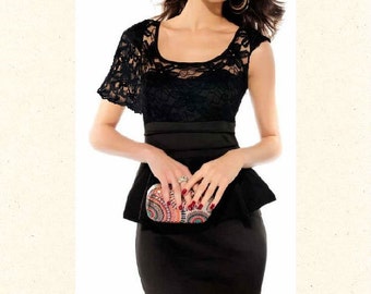 Romantic Black Lace Attachable Sleeves