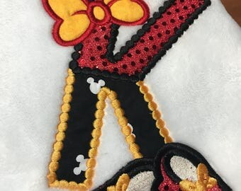 minnie mouse alphabet etsy