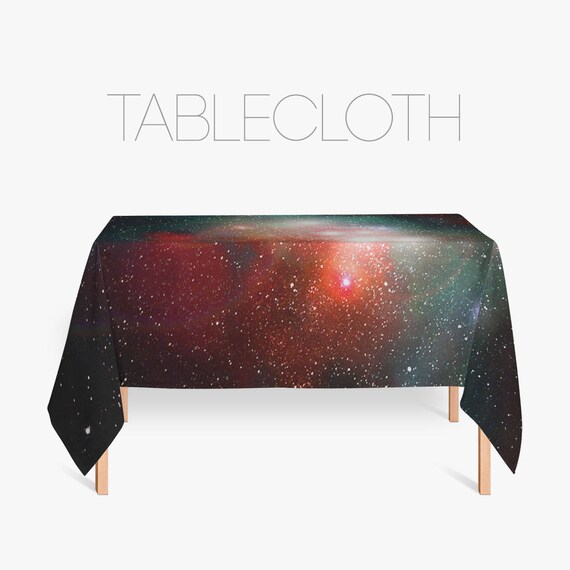 Nabula Tablecloth Space Art Galaxy Print Kitchen