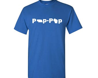 Pop-Pop Nebraska Wisconsin Shirt, Nebraska Shirt, Wisconsin Shirt