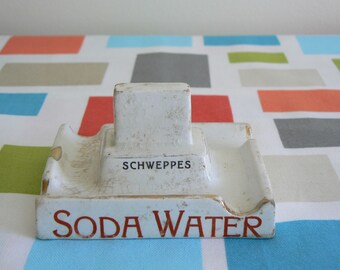 It Is What It Is, - Very Vintage, Very Loved, Very Collectable - Schweppes Match Striker Advertising Soft Drinks from the 1920's.