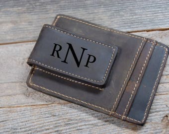 QUANTITY DISCOUNTS, Cowhide leather money clip,personalized leather money clip,personalized money clip,leather money clip,credit card wallet