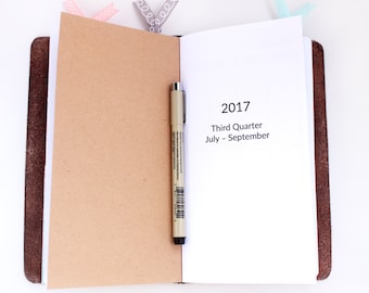travelers notebook calendar inserts
