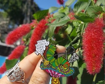 Alice in Wonderland Hungry Caterpillar Bassnectar Hat Pin