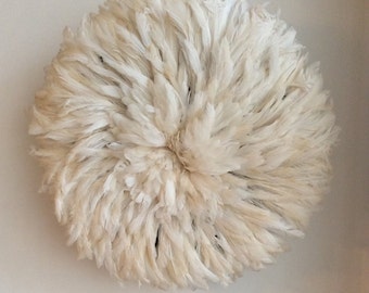 small Off white juju hat / 45-50cm