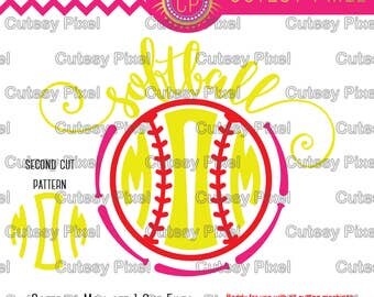Softball Mom Frames Svg cutting file, softball mom svg, mom svg, SVG, DXF, Cricut Design Space, Silhouette Studio,Digital Cut Files