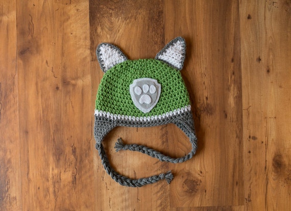 everest paw patrol crochet hat pattern