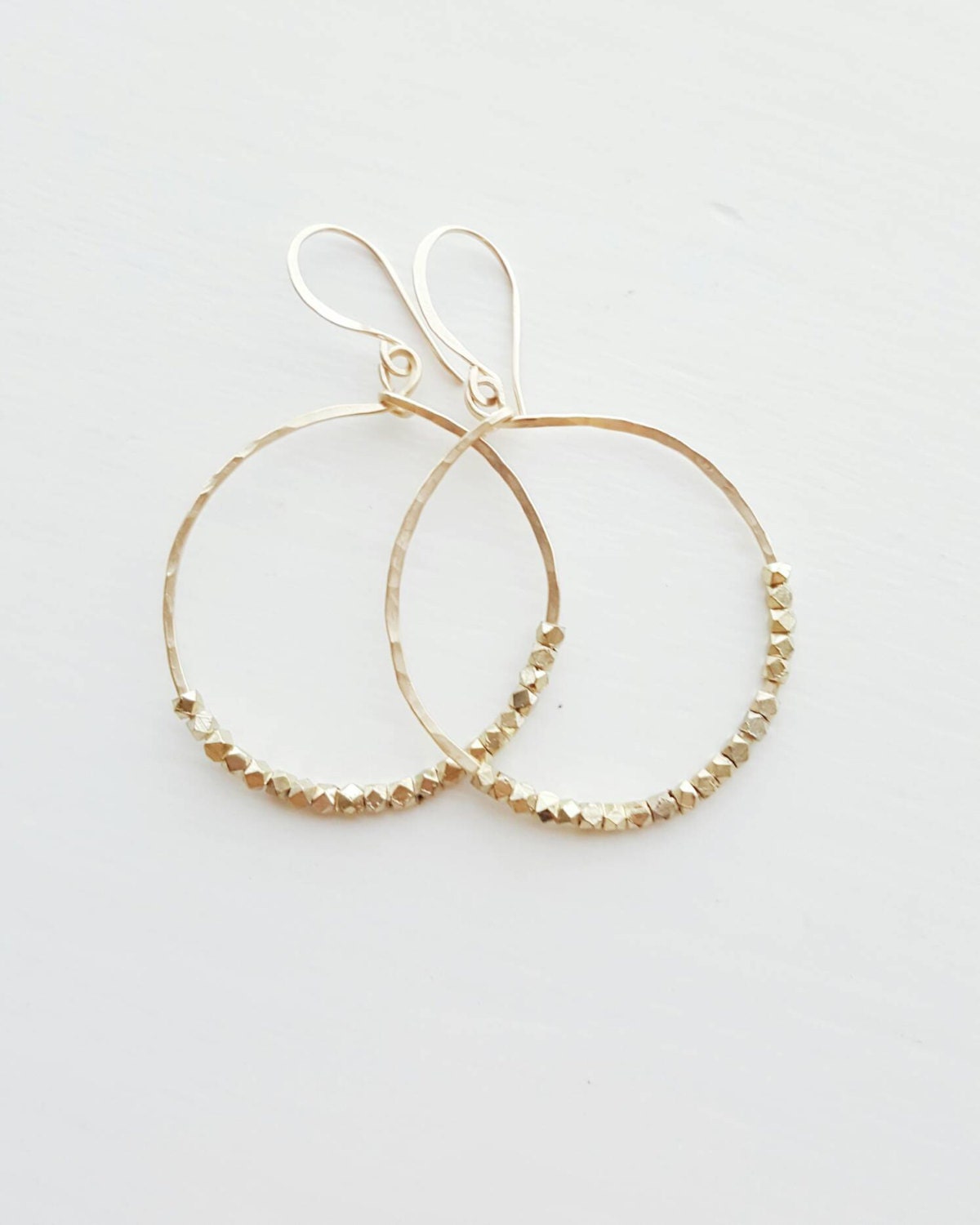 Gold Shadows Hammered Hoops Hammered Hoops Gold Hoops Gold