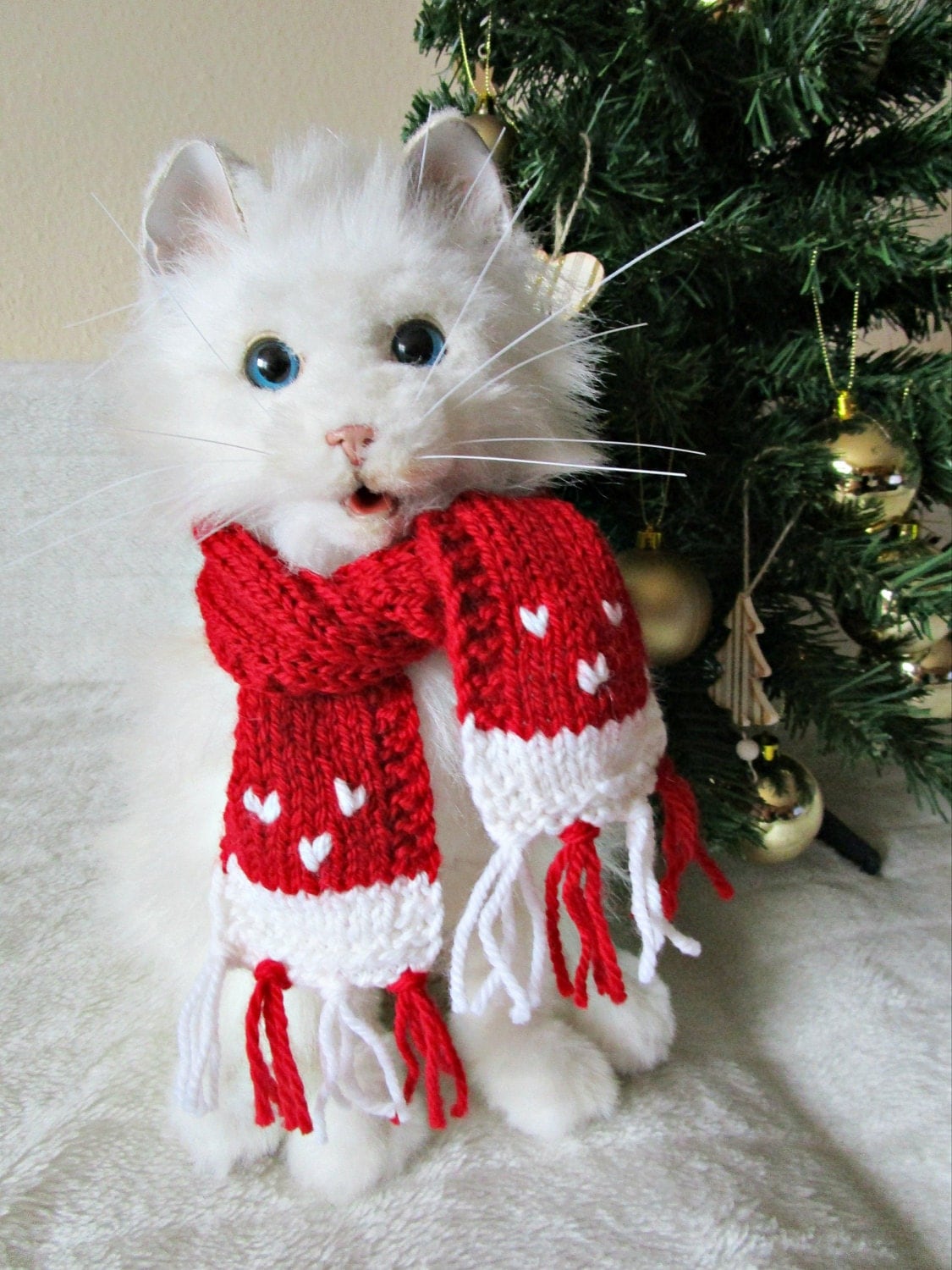 Pet costume Dog christmas scarf for cat Pet christmas outfit