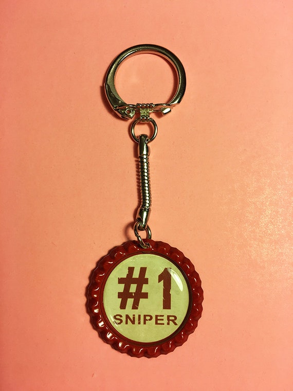Team Fortress 2 1 Sniper Bottle Cap Keychain