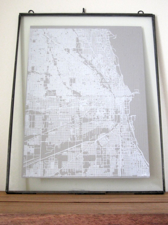 chicago street grid map