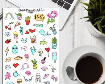 You're So Rad! Planner Stickers | 90s stickers | Rad Stickers | Iconic Stickers | Cool Stickers (S-224)