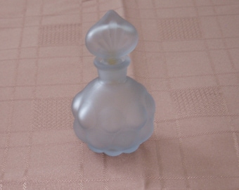 Smokey Blue Perfume Bottle -