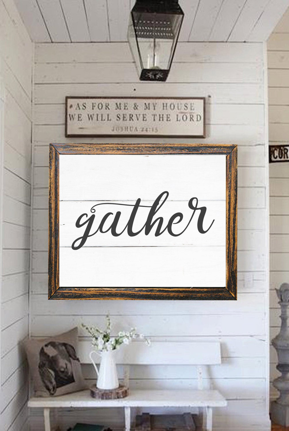 Gather Shiplap Sign Shiplap Wall Decor Shiplap Sign Gather
