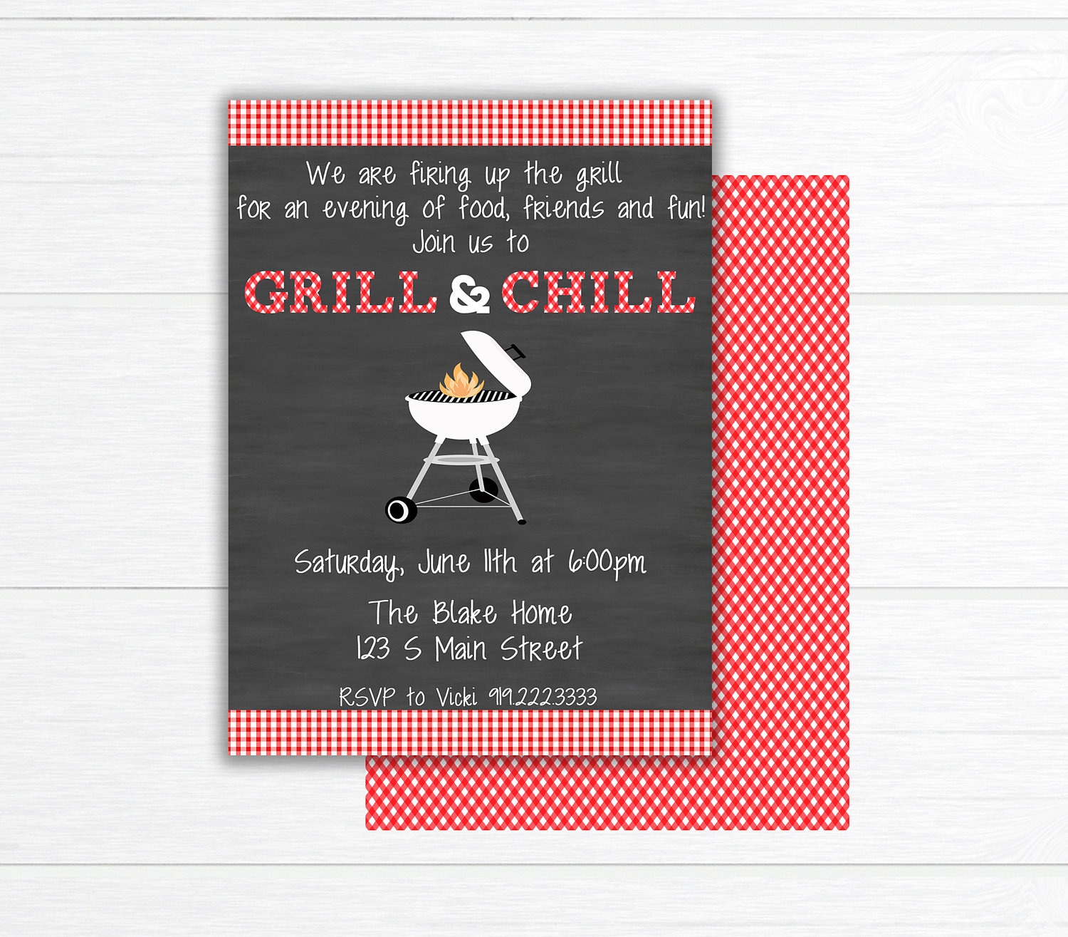 Grill Out Invitation 5