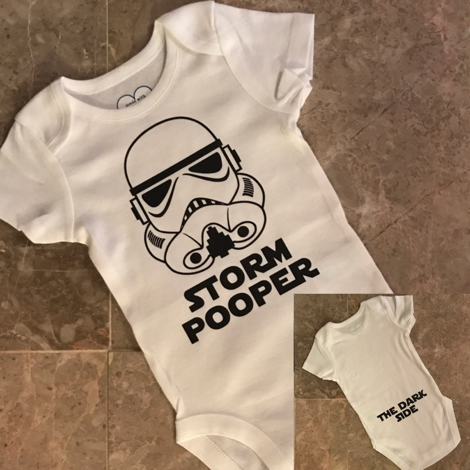 Star Wars Unisex Baby Onesie Storm Pooper The Dark Side