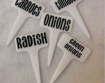 garden markers - garden tags - housewarming gift - herb markers