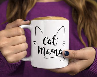 Cat Mom Mug, Cat Lovers Mug, Cat Mom