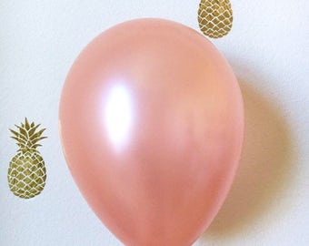 Rose Gold Balloon - 11" Rose Gold Balloon - 11" Balloon - Bridal Shower Balloon - Wedding Shower Balloon - Baby Shower Balloon - Engagement