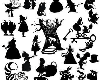 Detailed Fairy Die Cut Out Silhouette 20 x fairies and a